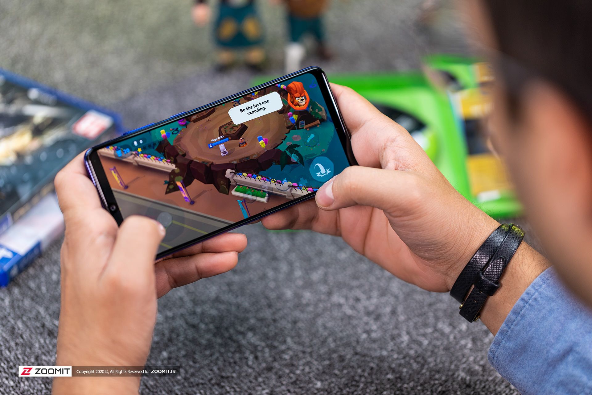 گوشی گلکسی A31 سامسونگ حین بازی