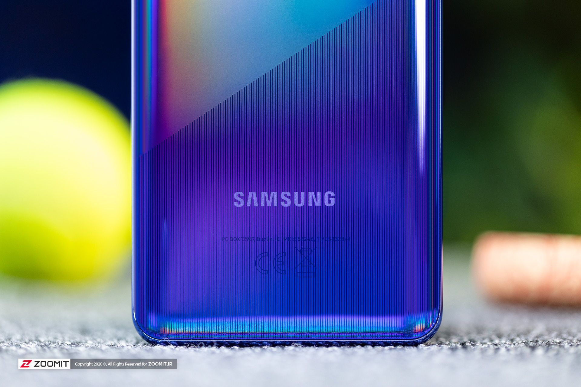 لوگو سامسونگ روی گوشی گلکسی A31 سامسونگ 