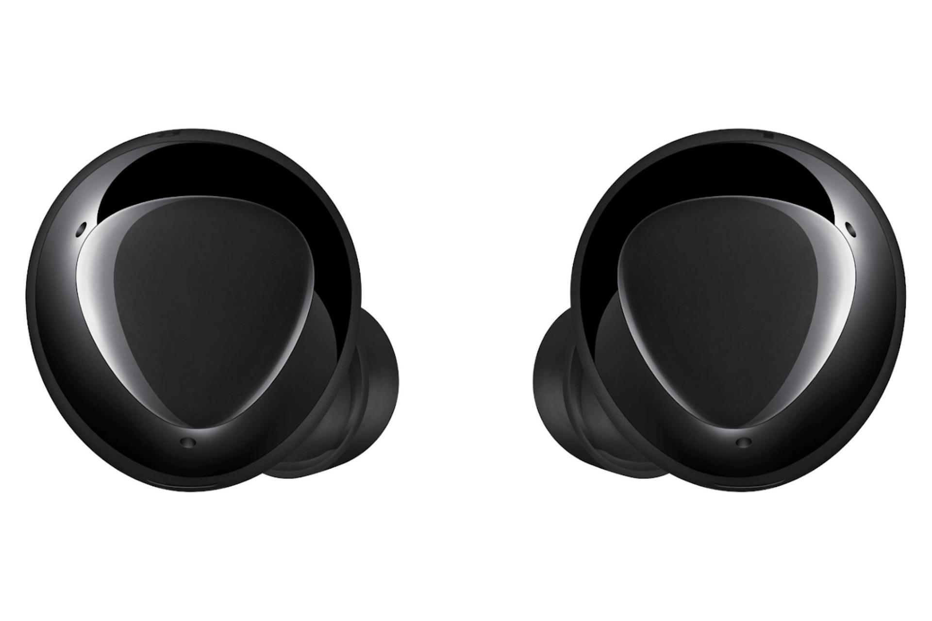 نمای روبرو هدفون بی سیم گلکسی بادز پلاس سامسونگ Samsung Galaxy Buds Plus مشکی
