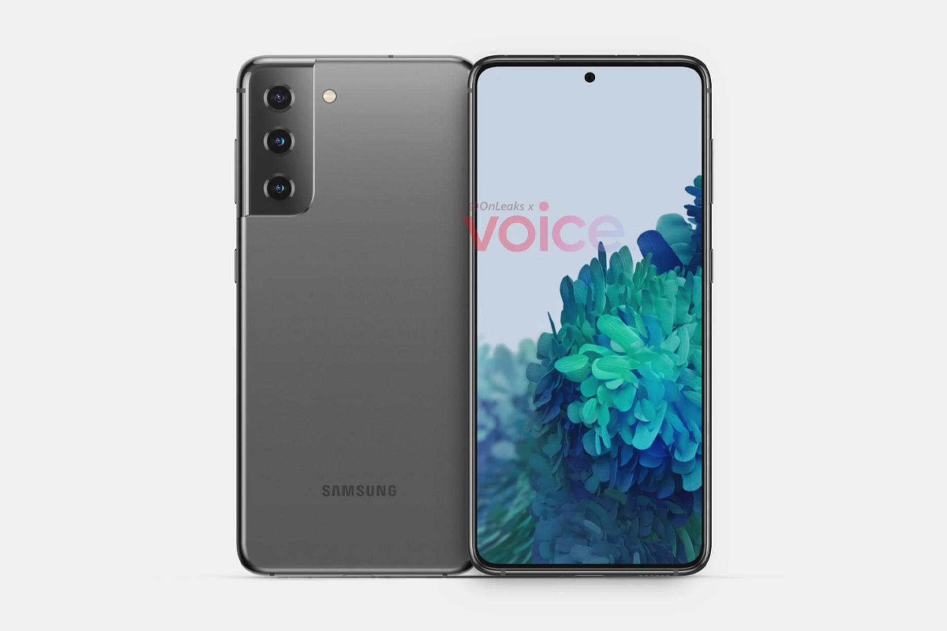رندر گلکسی اس ۳۰ / Galaxy S30 سامسونگ نمایشگر و پنل پشتی