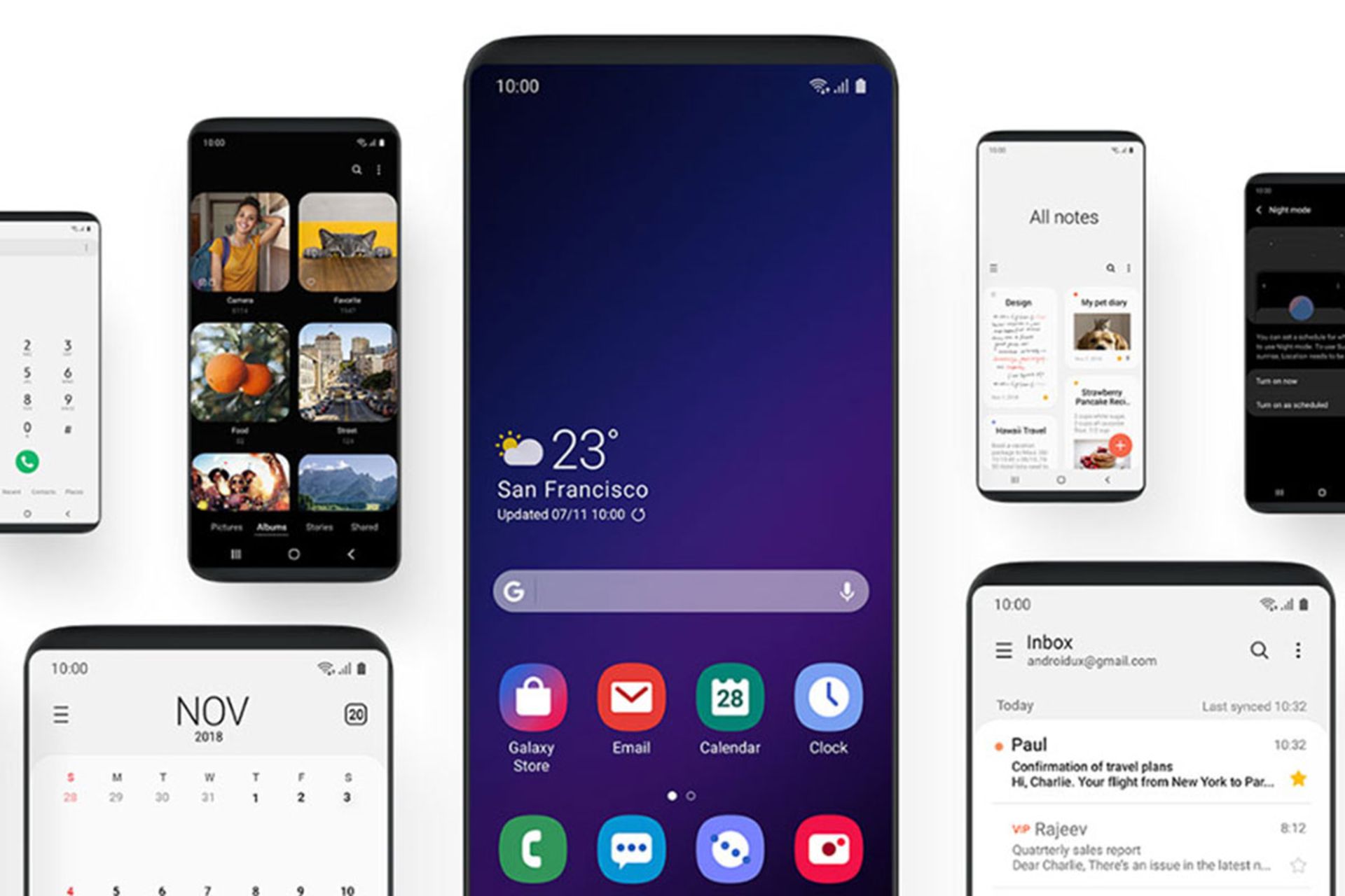رابط کاربری One UI 3.0 