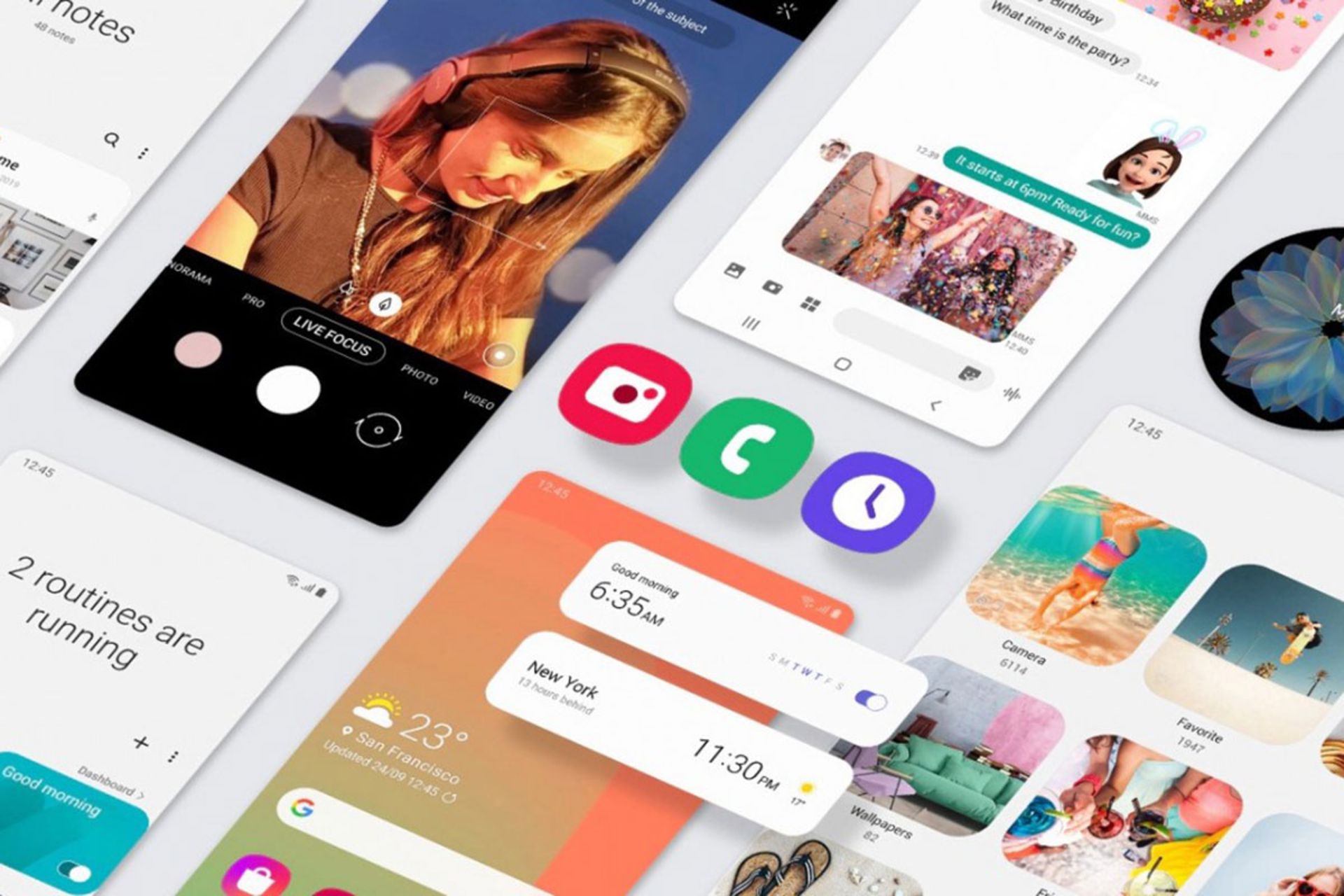 رابط کاربری One UI 3.0 