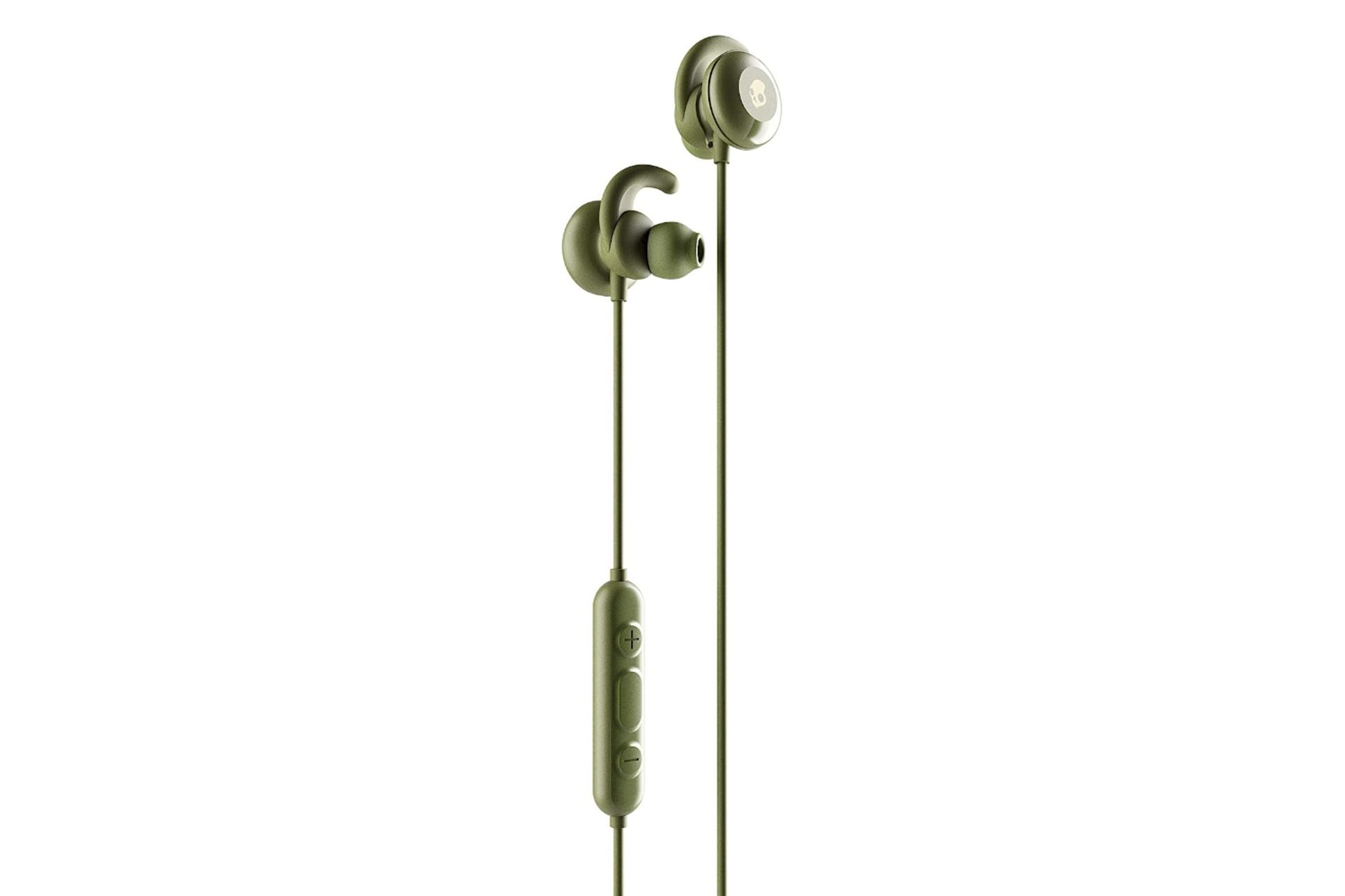 نمای روبرو هدفون بی سیم اسکال کندی Skullcandy Method Active زیتونی