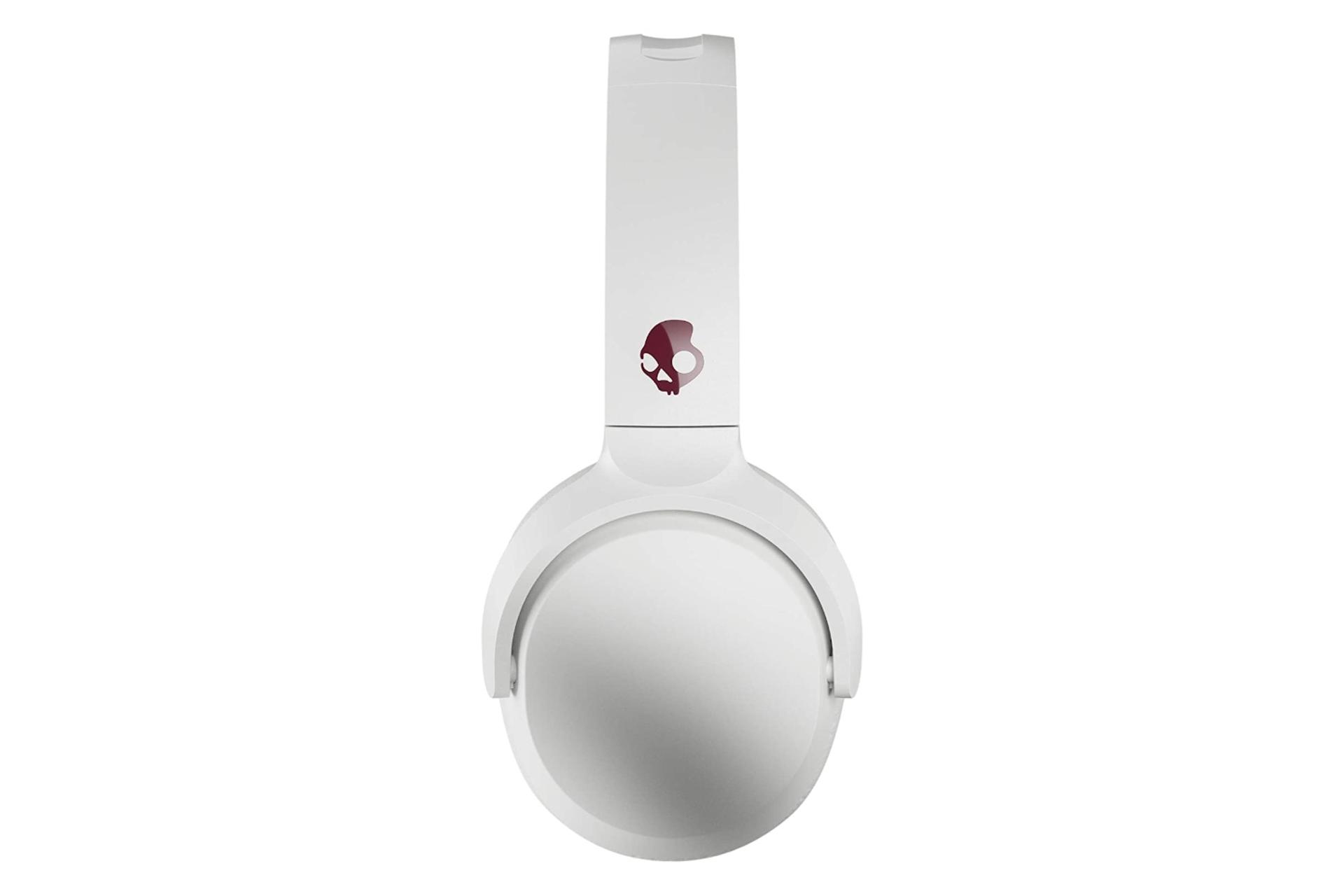 نمای کناری هدفون بی سیم اسکال کندی Skullcandy Riff Wireless سفید