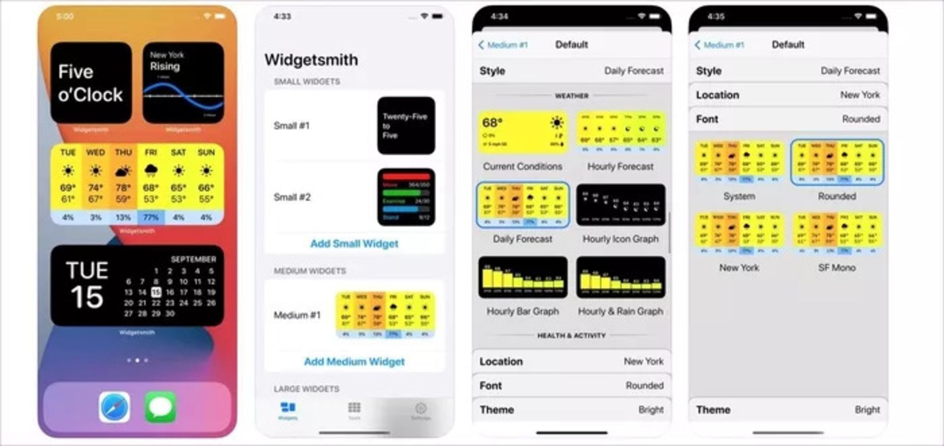widgetsmith ios widget