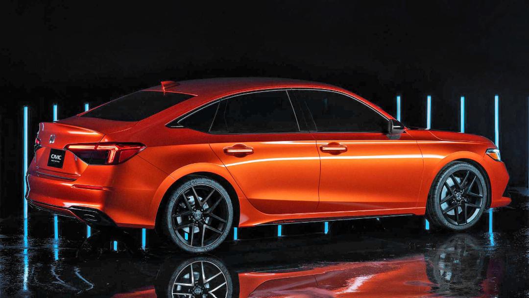 Honda Civic Prototype هوندا سیویک پروتوتایپ 2022 نمای عقب