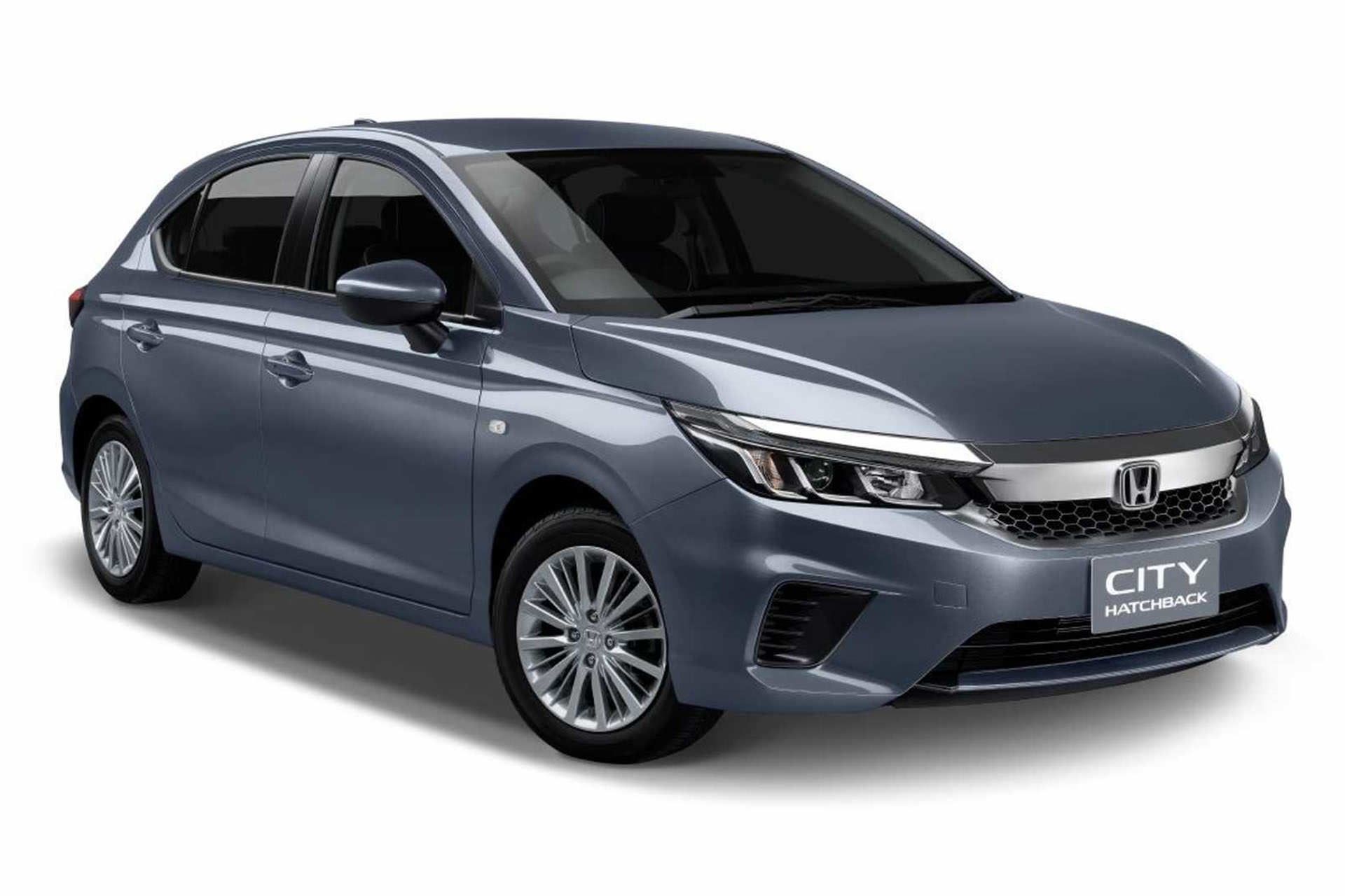 نمای هاچ بک هوندا سیتی / 2021 Honda City Hatchback خاکستری رنگ