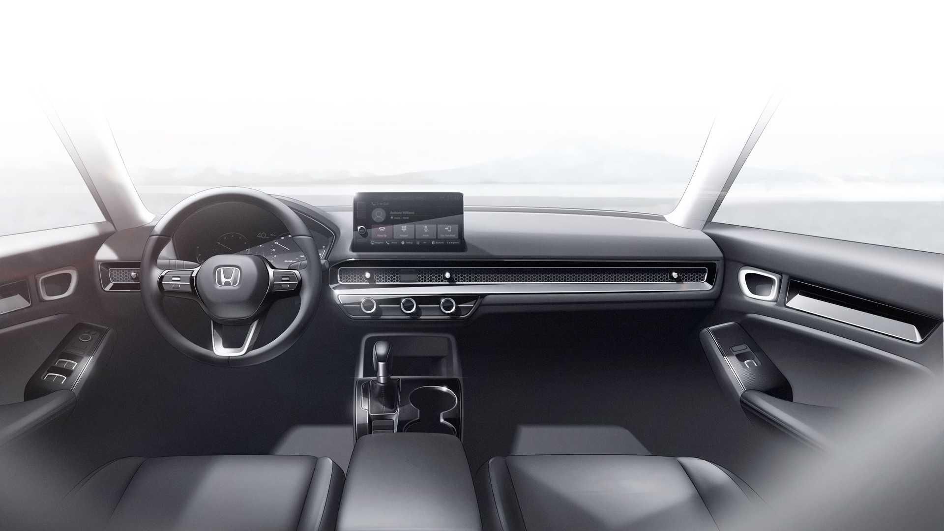 Honda Civic Prototype هوندا سیویک پروتوتایپ 2022 نمای داخلی
