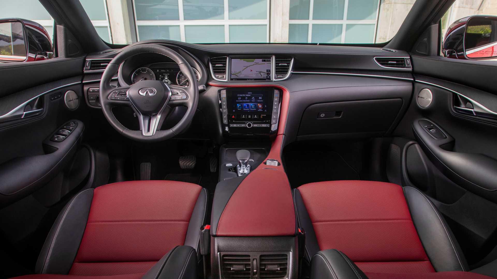  Infiniti QX55 شاسی بلند اینفینیتی کیوایکس55 نمای داخلی