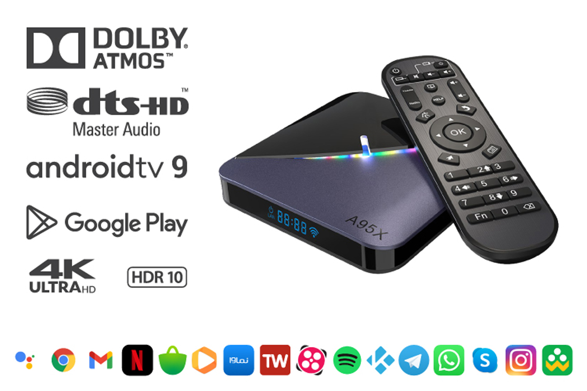 خرید Android Box با پشتیبانی کامل از ISO HDR 4K@60hz + Dolby ATMOS از ...