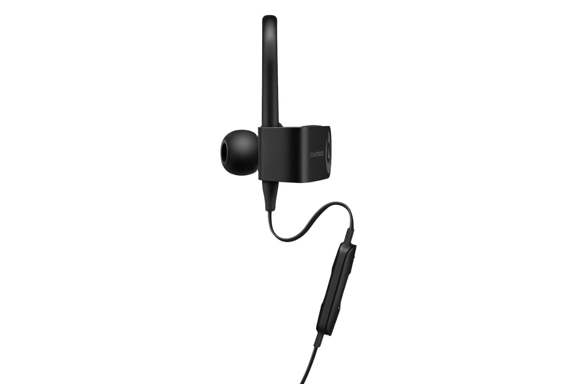 نمای پشت هدفون بی سیم بیتس PowerBeats مشکی