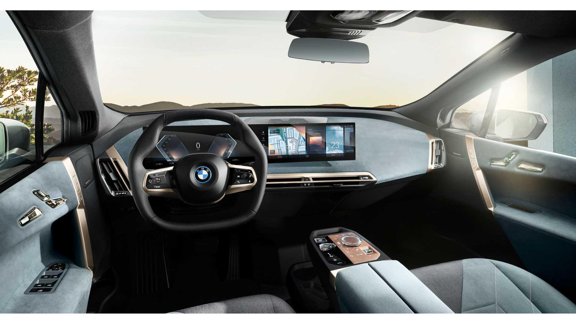 BMW iX شاسی بلند برقی بی ام و آی ایکس فضای داخلی