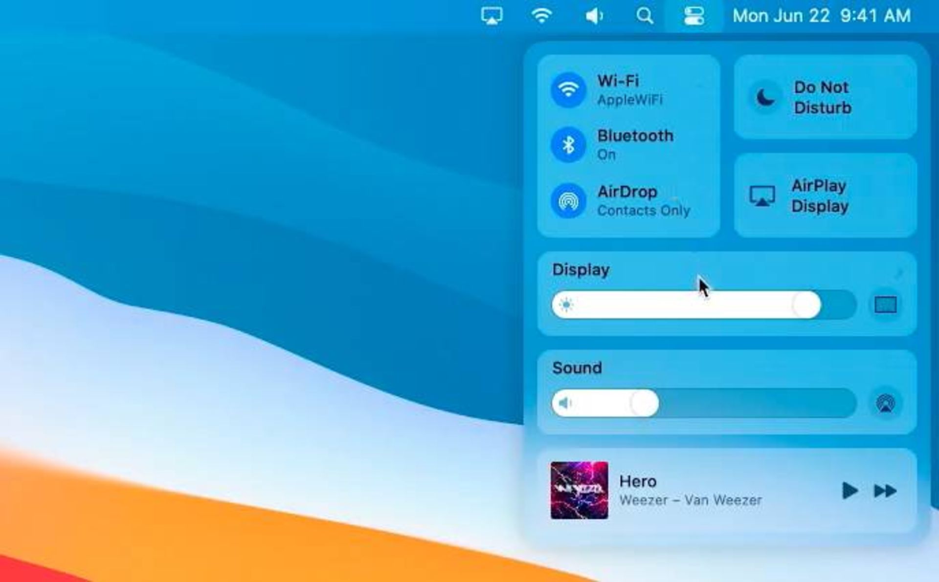 کنترل سنتر مک او اس ۱۱ بیگ سر