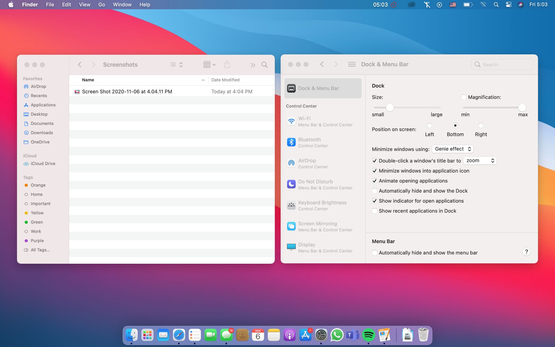 زبان طراحی در فایندر و System Preferences