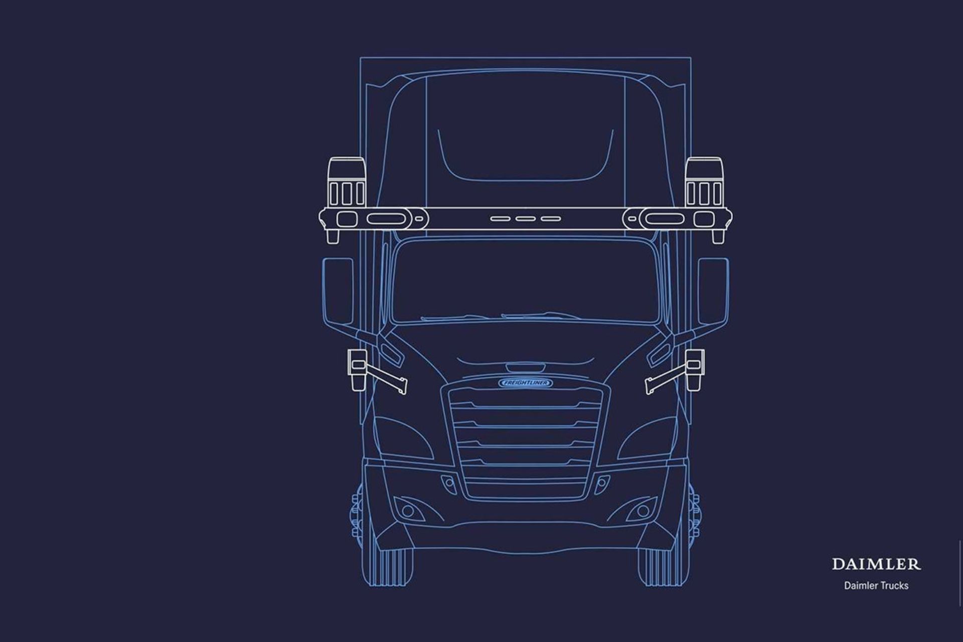 کامیون خودران دایملر 