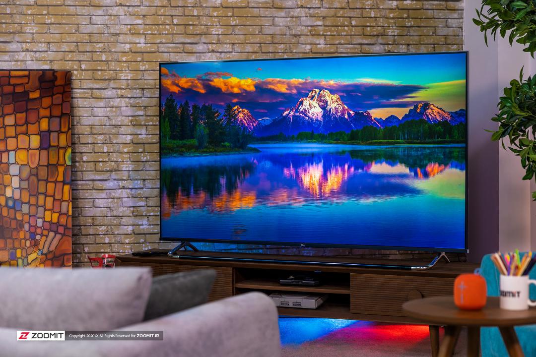 والپیپر منظره و دریاچه در تلویزیون ke821s جی پلاس