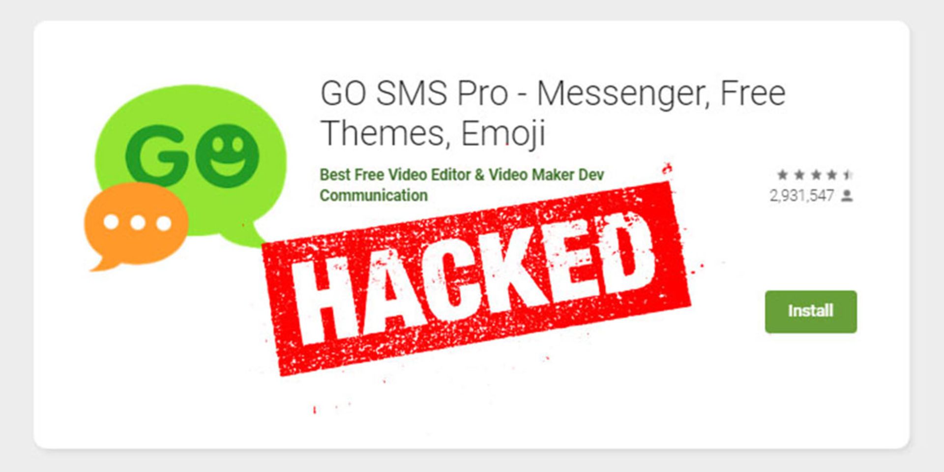 هک شدن Go SMS PRo