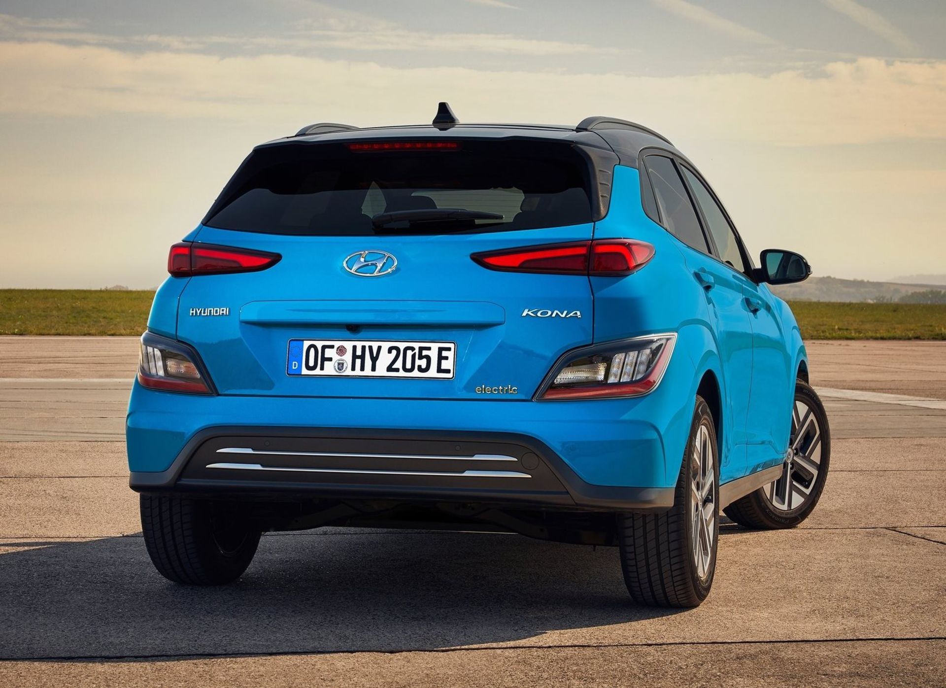 Hyundai Kona Electric 2021 هیوندای کنا الکتریک نمای عقب