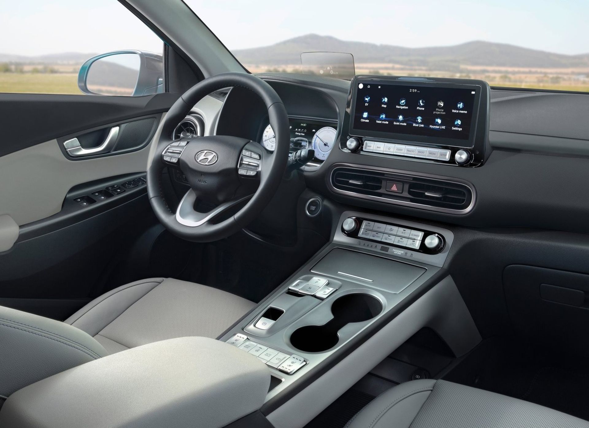 Hyundai Kona Electric 2021 هیوندای کنا الکتریک  نمای داخلی