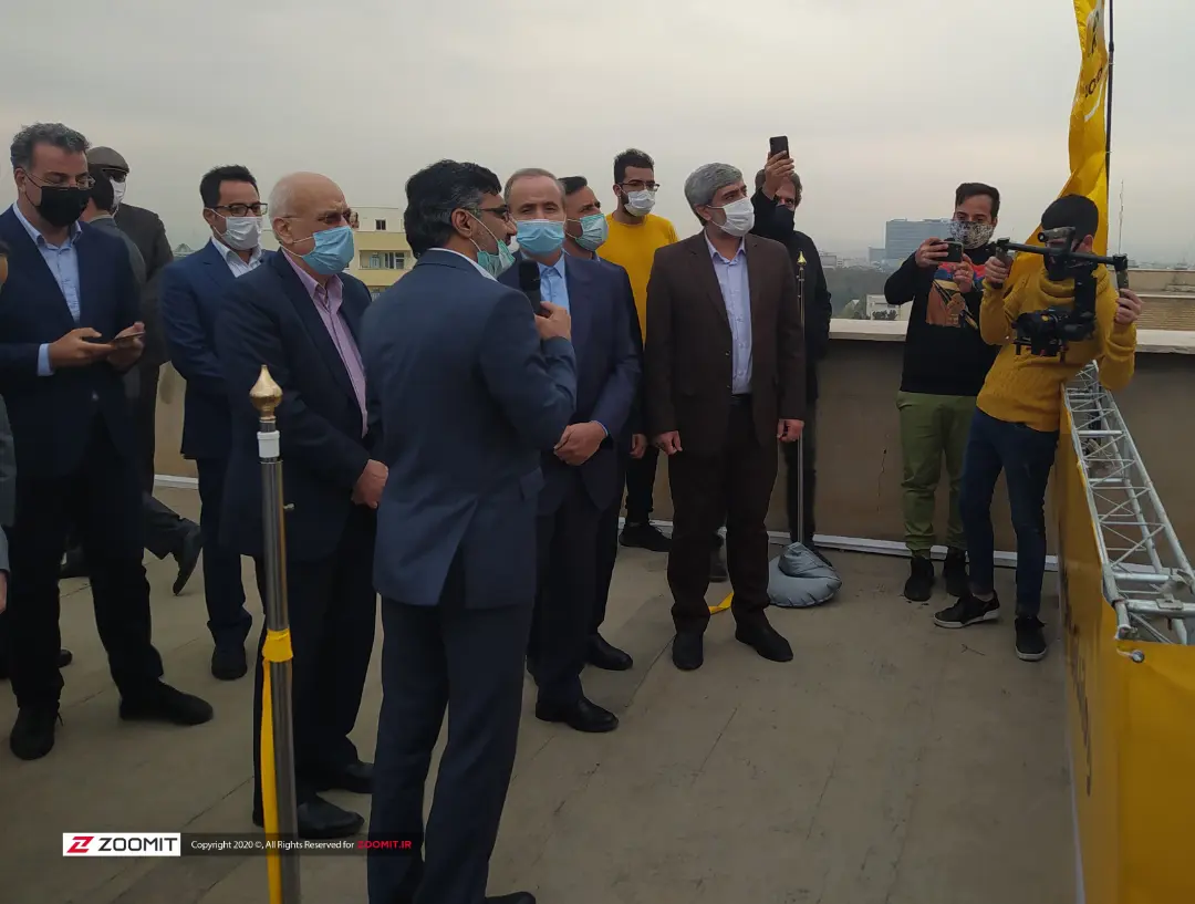 مدیرعامل ایرانسل در افتتاح سومین سایت ۵ جی / 5G ایران