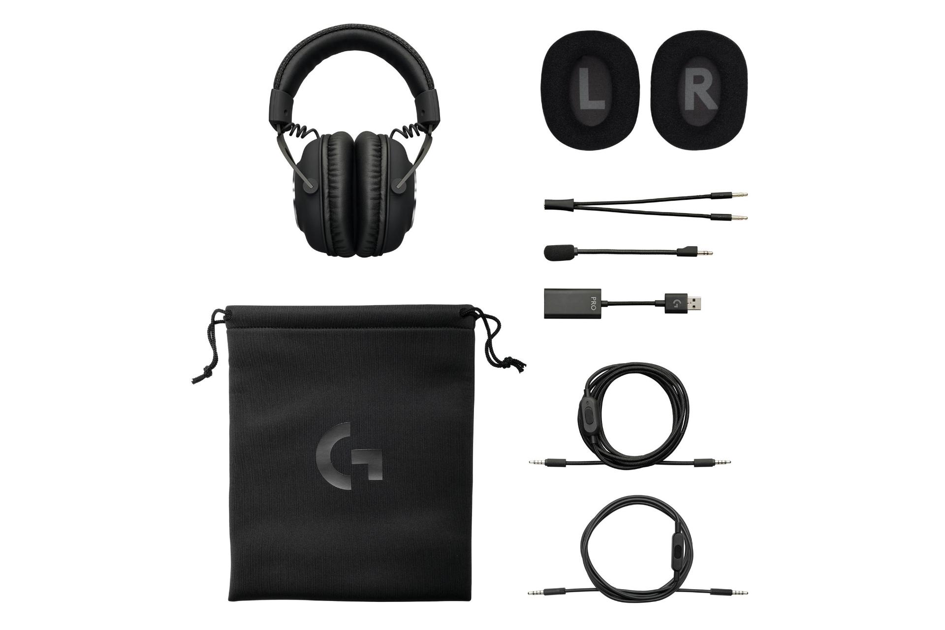 اقلام همراه هدست گیمینگ لاجیتک Logitech G PRO X