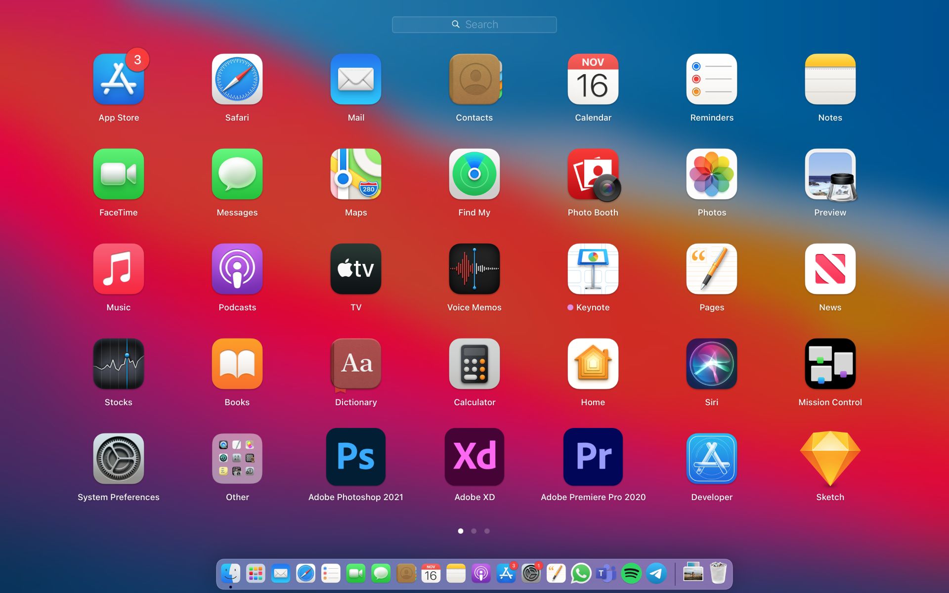 لانچ‌پد مک او اس بیگ سر با آیکون‌های جدید