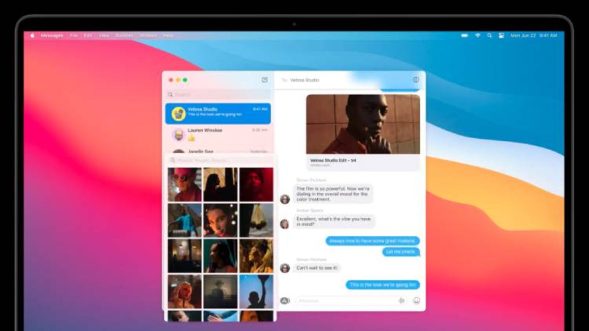 افزودن ویرایش عکس در مسیجز در مک او اس ۱۱