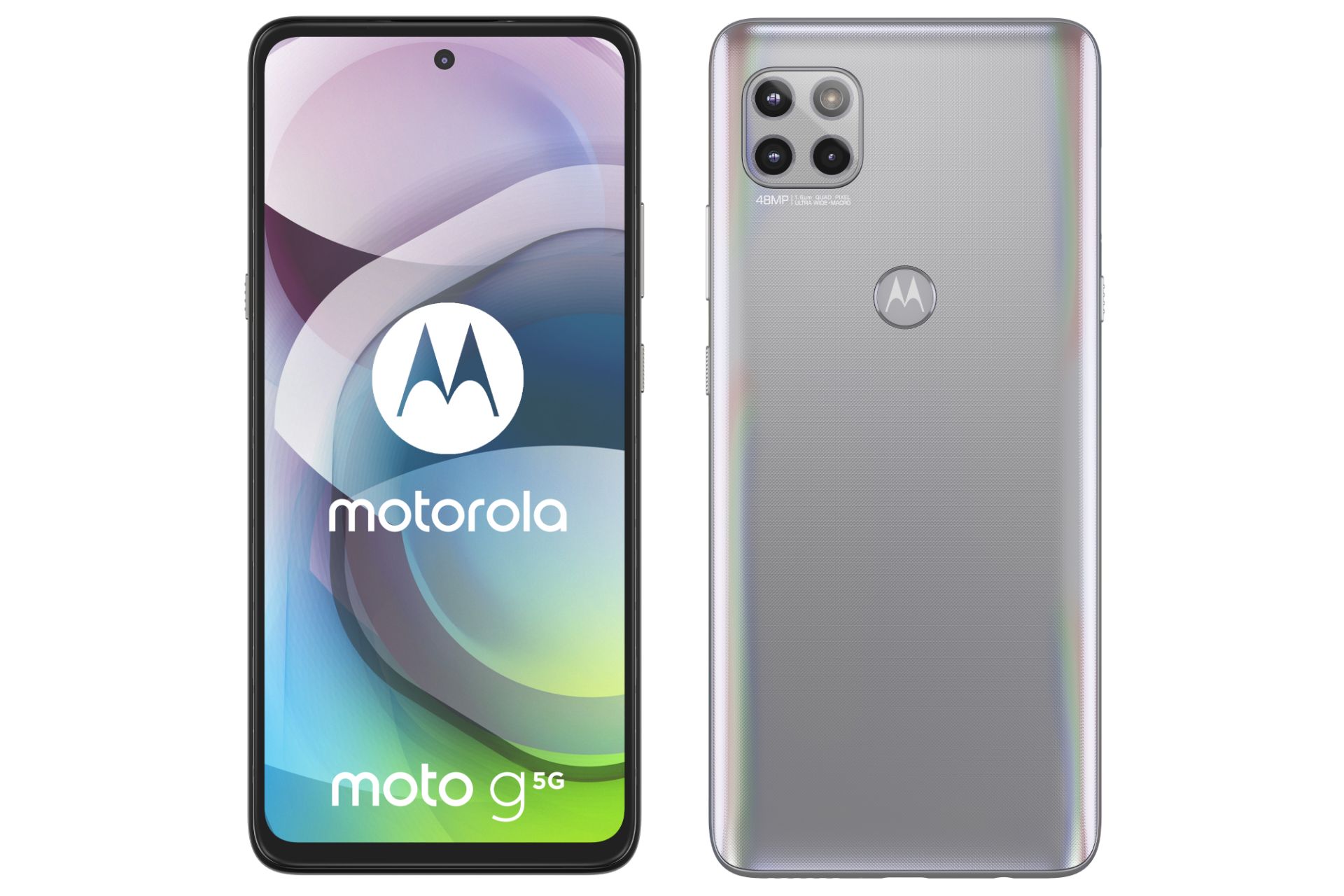 موتورولا موتو جی فایوجی / Moto G 5G نمایشگر و پنل پشتی رنگ نقره ای