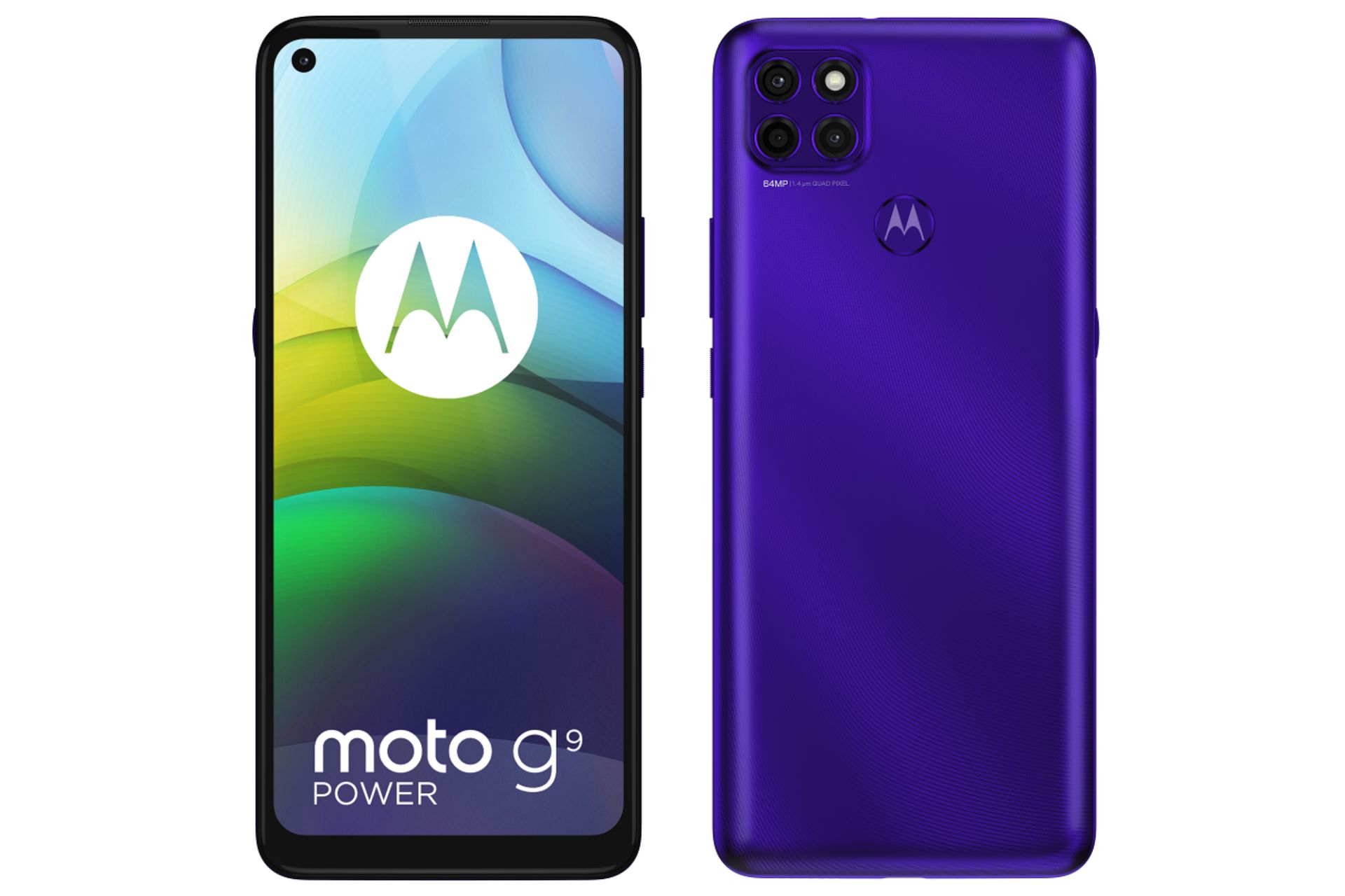 پنل پشتی و نمایشگر موتورولا موتو جی ۹ پاور / Moto G9 Power رنگ بنفش