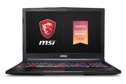 لپ تاپ ام اس آی GE63 ریدر RGB 10SF از نمای جلو