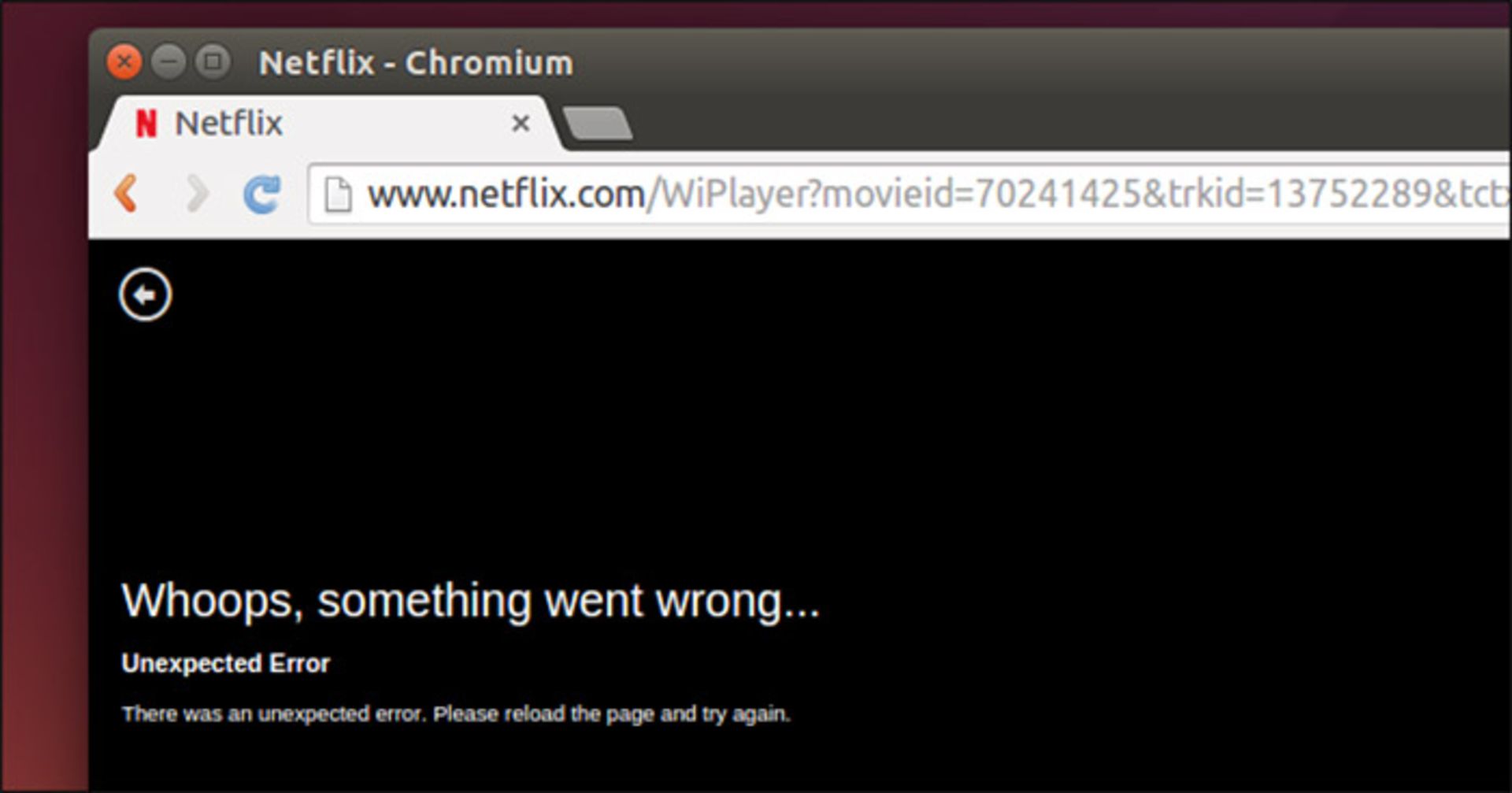 خطای نتفلیکس در کرومیوم