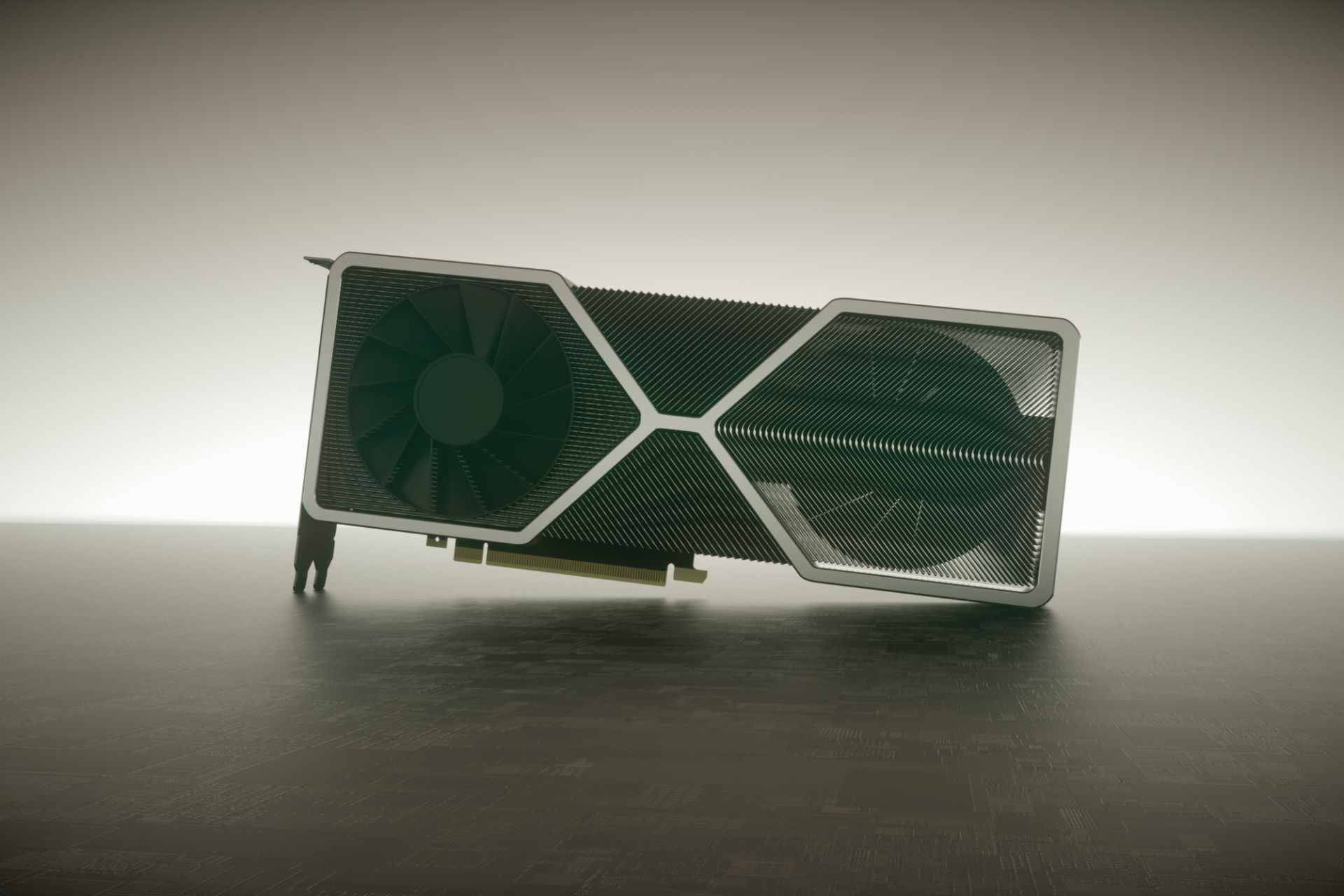 کارت گرافیک انویدیا Nvidia GeForce RTX از نمای پشت