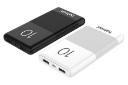 پاوربانک هترون HPB-1080 رنگ مشکی و سفید