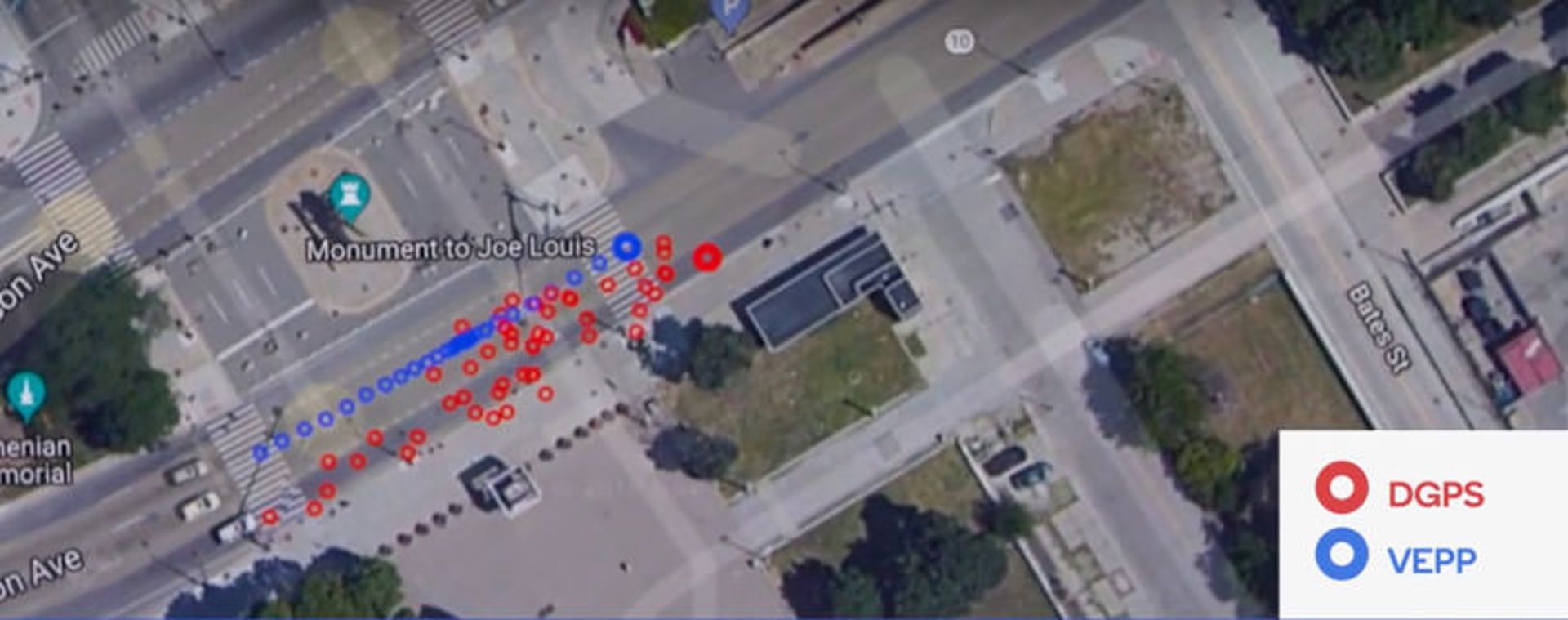 مقایسه دقت DGPS و VEPP