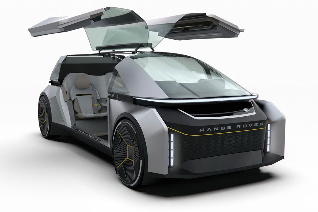نمای جلو طرح مفهومی لندرور رنجرور اوربان / Range Rover Urban خودران و الکتریکی
