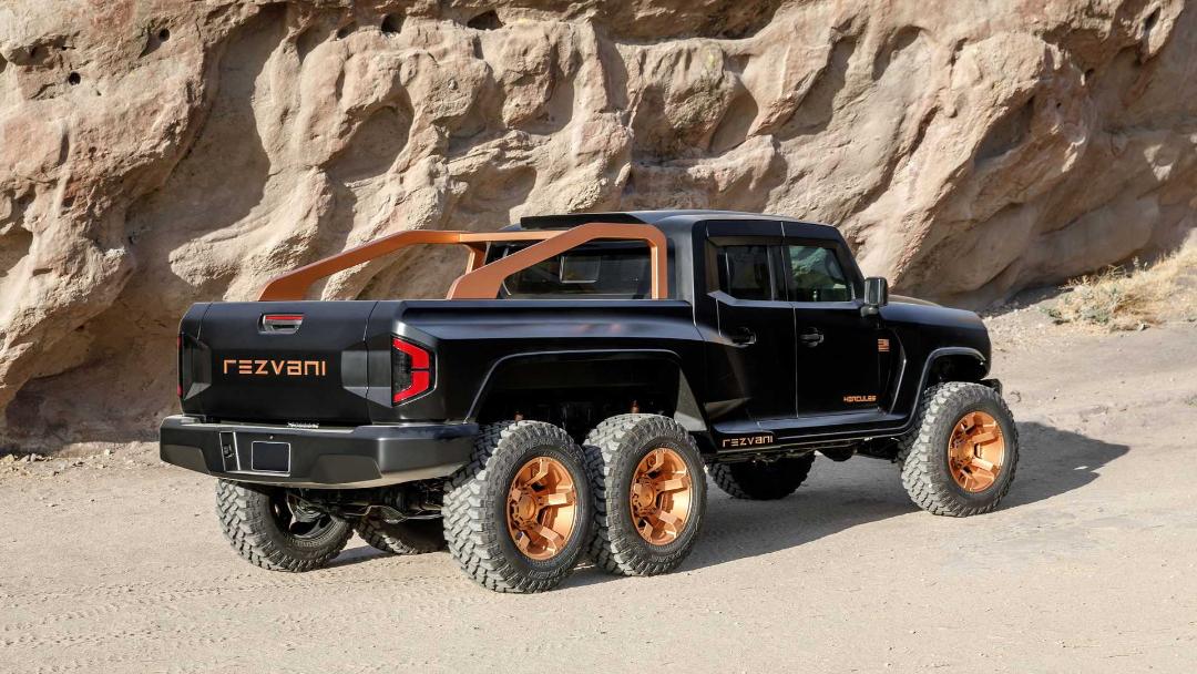 Rezvani Hercules 6x6 رضوانی هرکول نمای پشت