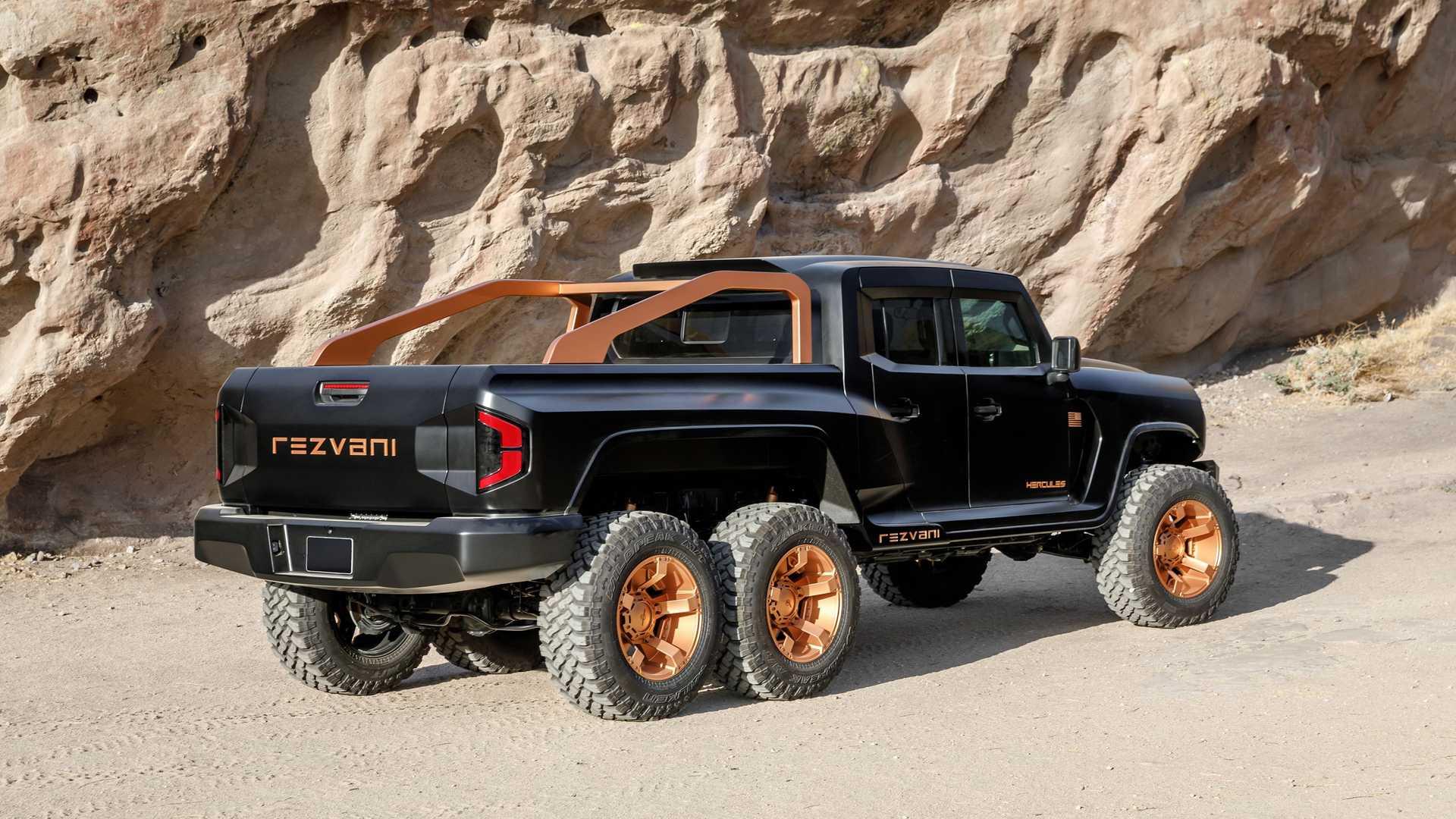 Rezvani Hercules 6x6 رضوانی هرکول نمای پشت