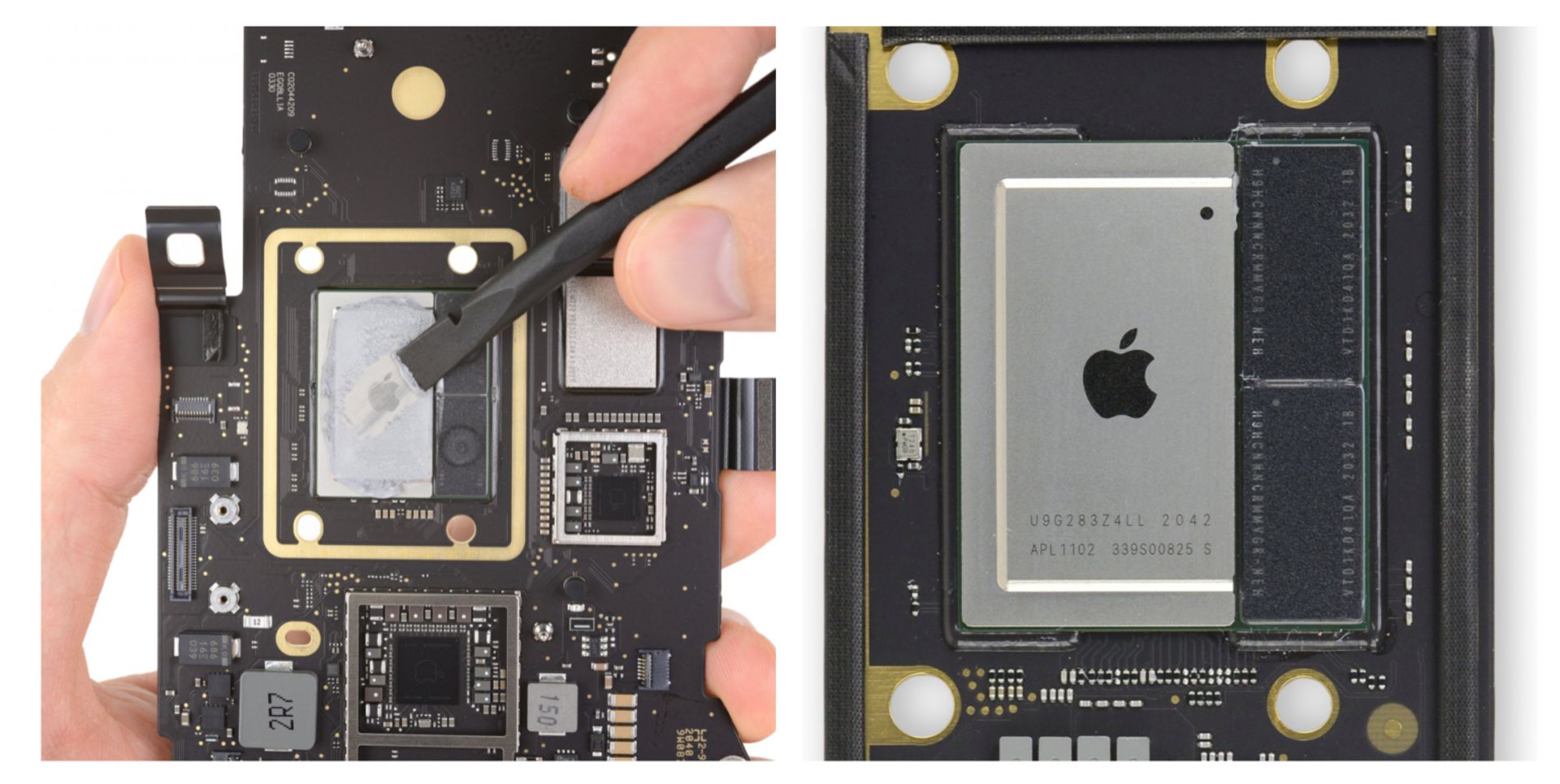 کالبدشکافی مک‌بوک ایر  پردازنده‌ی M1