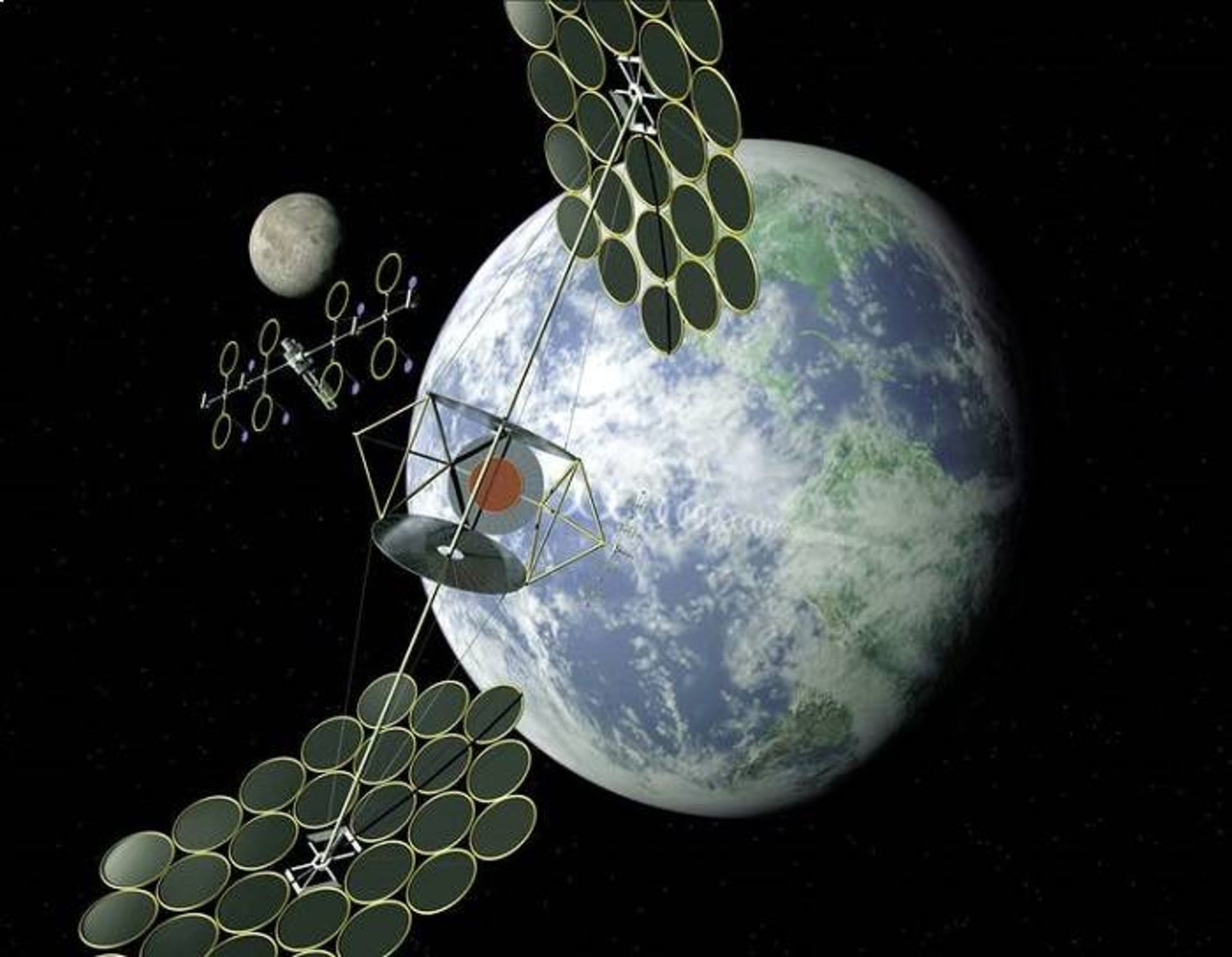 ماهواره توان خورشیدی / solar power satellite