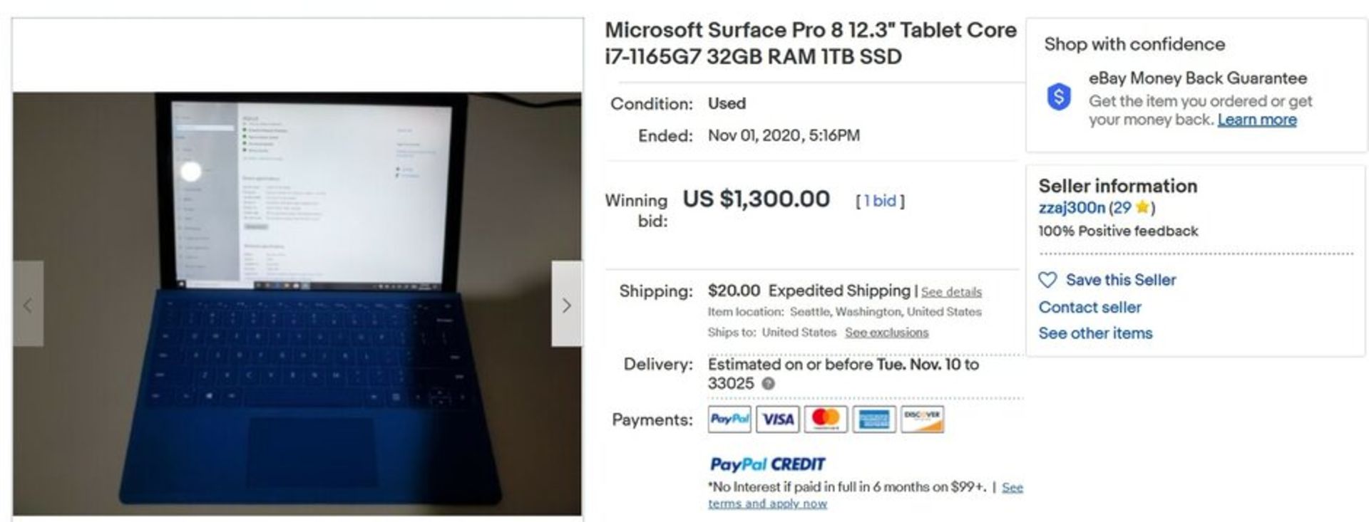 سرفیس پرو ۸