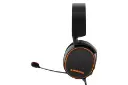 میکروفون هدست گیمینگ استیل سریز SteelSeries Arctis 5 نمای کناری مشکی