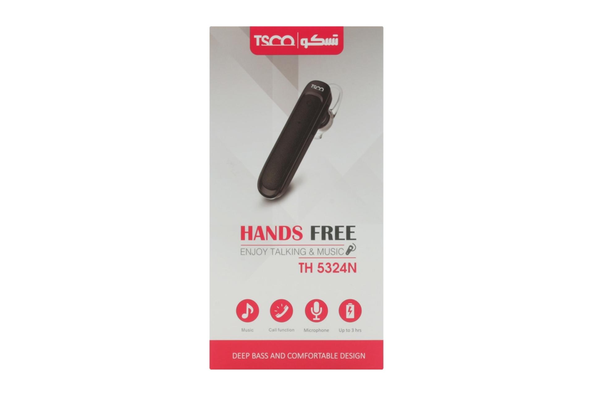 نمای جلو جعبه هدفون بی سیم تسکو Tsco TH 5324N