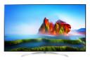 نمای جلو تلویزیون ال جی 65SJ95000 با صفحه روشن