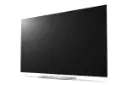 نمای نیمرخ تلویزیون OLED ال جی B7 در حالت خاموش