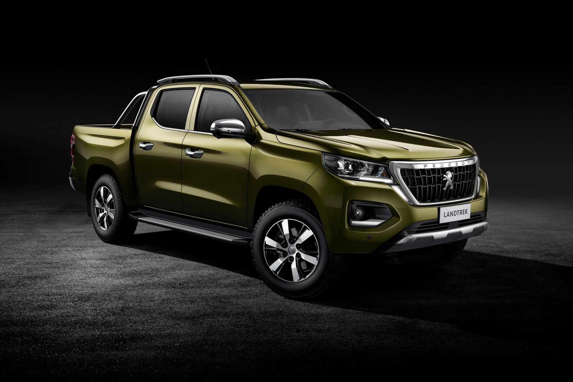 نمای سه چهارم وانت پیکاپ پژو لندترک / 2021 Peugeot Landtrek Pickup Truck 