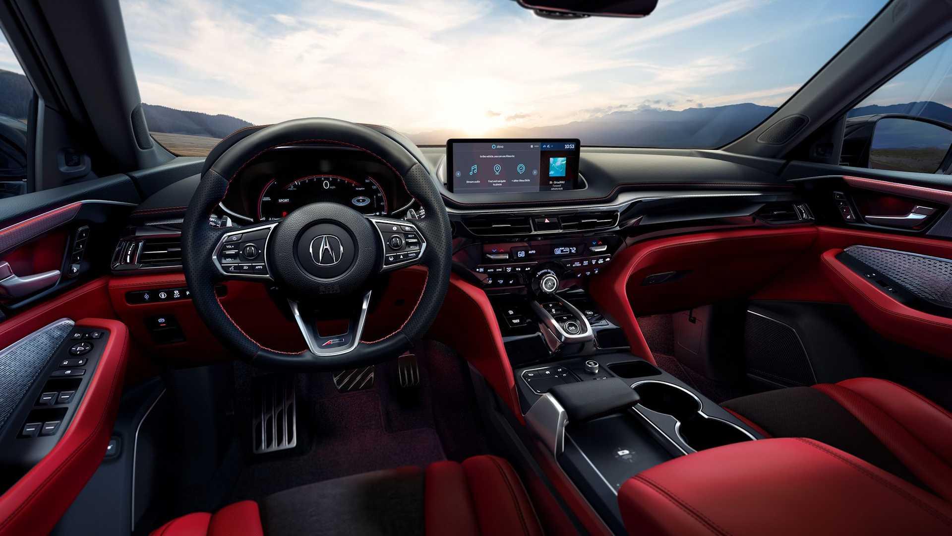Acura MDX آکورا ام دی ایکس 2021 نمای کابین 