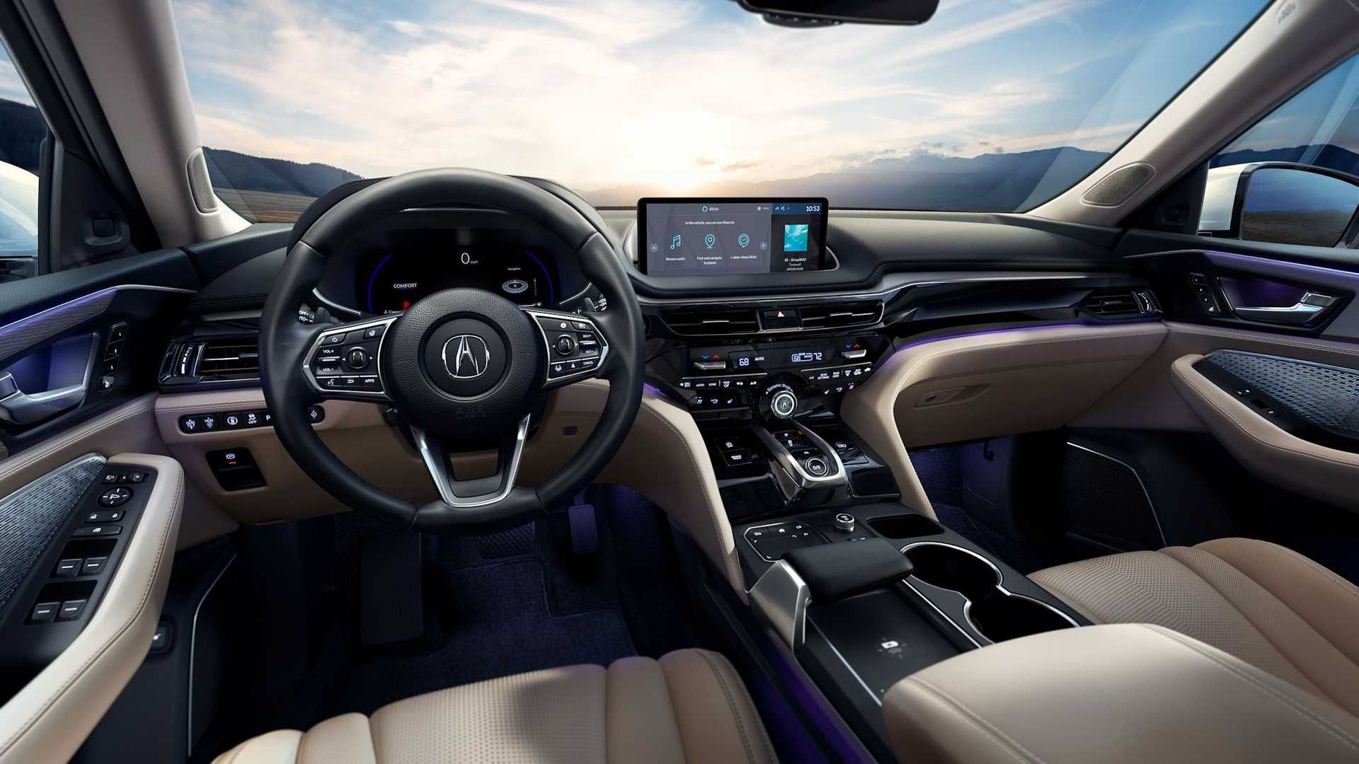 Acura MDX آکورا ام دی ایکس 2021 نمای کابین 