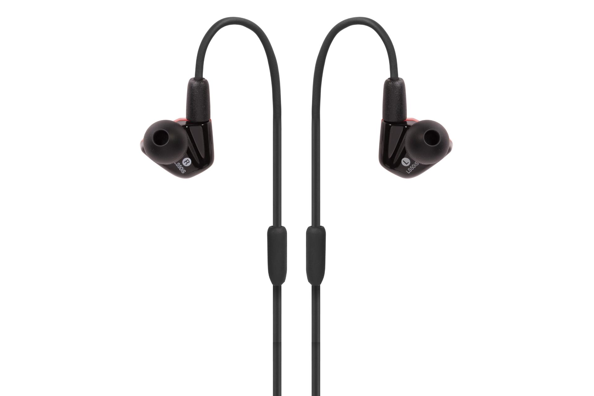نمای پشت هدفون آدیو تکنیکا Audio-Technica ATH-LS50iS قرمز
