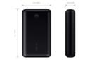 اندازه پاور بانک آکی PB-BY10 با ظرفیت 10050 میلی‌آمپر ساعت Aukey PB-BY10 10050mAh