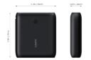 اندازه پاور بانک آکی PB-N42 با ظرفیت 10000 میلی‌آمپر ساعت Aukey PB-N42 10000mAh